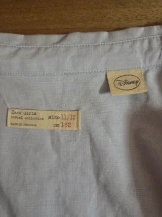 Camisa Zara Mickey oversize