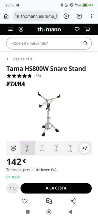 Tama HS800W Soporte Caja