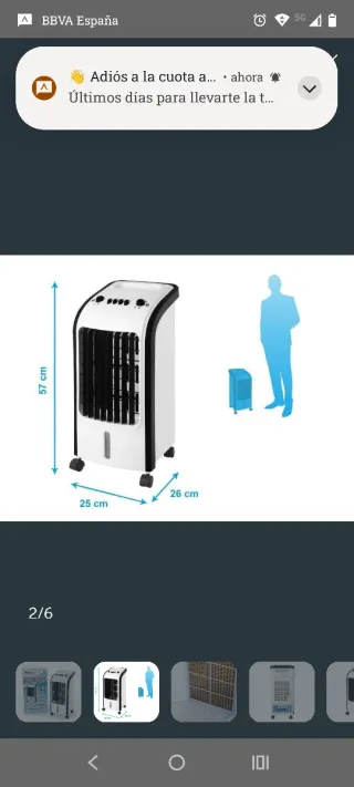 Climatizador Evaporativo Firstline FRESHI F460