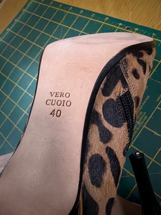 Botines leopardo nuevos