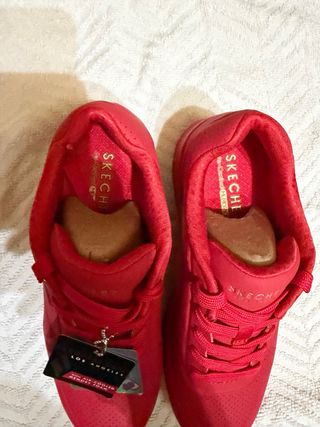 Botas Skechers Rojas Mujer