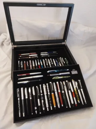 Colección Plumas Leyenda Bañadas en Plata