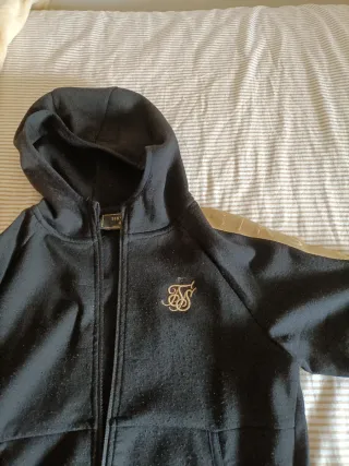 Sudadera SikSilk Negra Talla 11/12