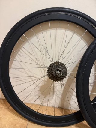 Ruedas bici aluminio Origin 8 Doradas 42mm