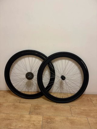 Ruedas bici aluminio Origin 8 Doradas 42mm