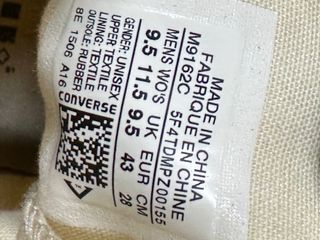 Converse All Star Beige Tg 43