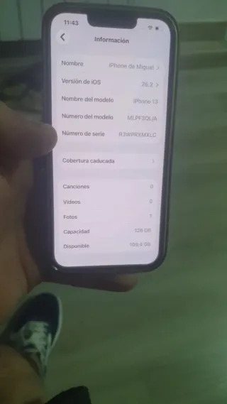 iPhone 13 128GB 86 de bateria