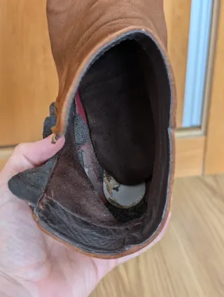 Botines Piel Marron Tacón