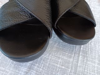 Sandalias Camper Balloon Piel Negra Mujer