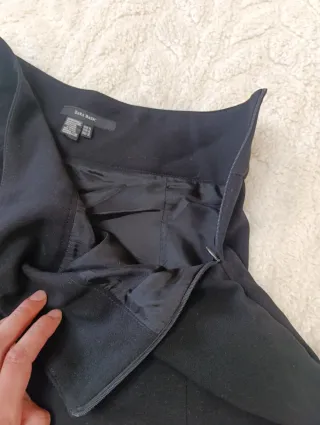 Falda midi negra