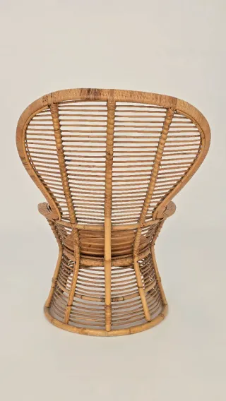 Sillón Emmanuelle Vintage Ratán Natural