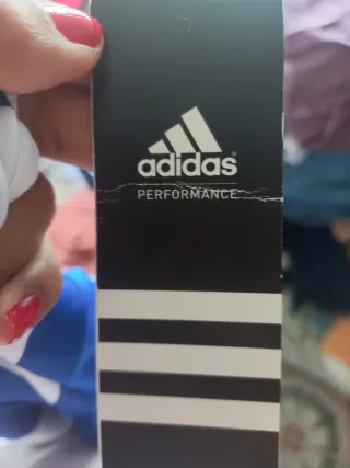 Camiseta Adidas Hombre Rayas Azul/Blanco