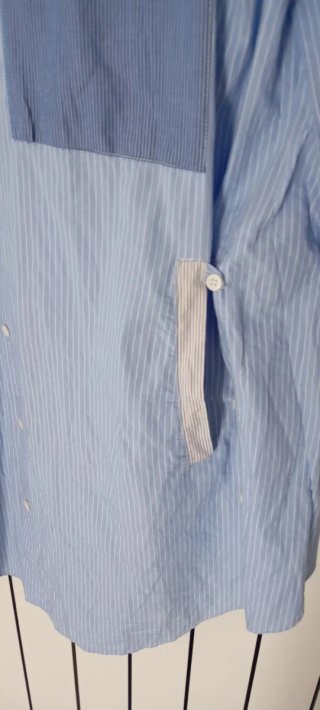 Camicia Zara a righe azzurre