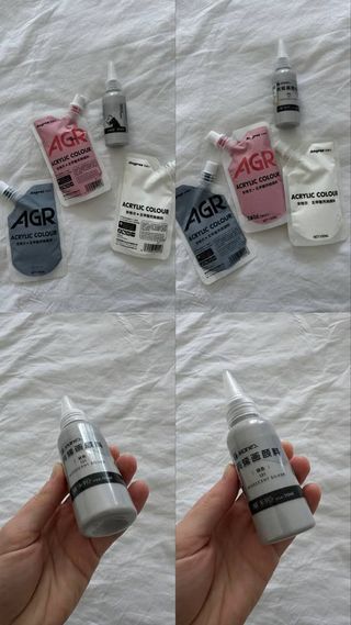 Pinturas acrílicas (abiertas)