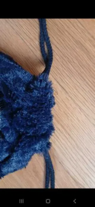 Mochila mediana con ojo bordado