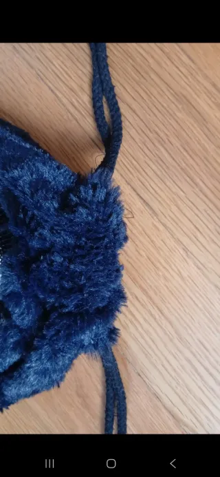 Mochila mediana con ojo bordado
