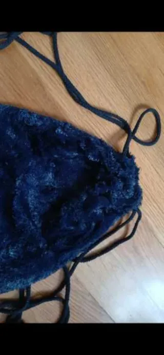 Mochila mediana con ojo bordado