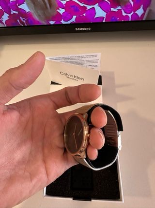 Reloj Calvin Klein Negro/Dorado