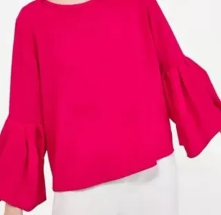 Blusa Zara Donna Manica Ampia Tg M