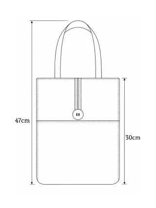 Funda grande para libro con asas