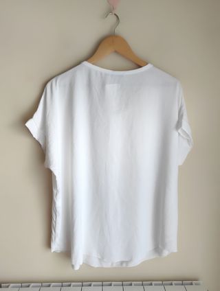 Conjunto oversize falda blanco talla única