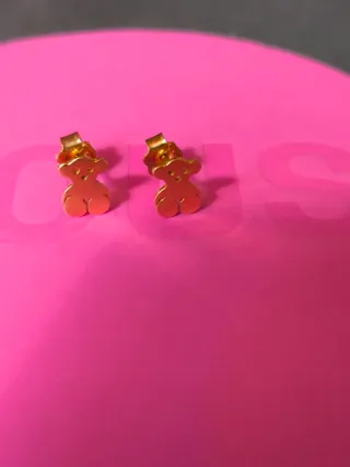 Pendientes Oso Dorado
