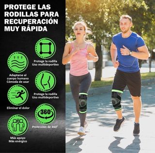 2 Rodilleras Deportivas Ajustables