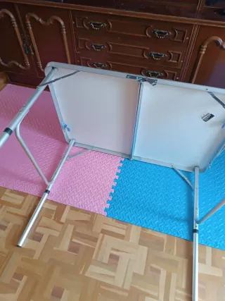 Mesa plegable camping aluminio