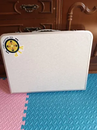 Mesa plegable camping aluminio