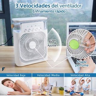 Ventilador Humidificador Portátil