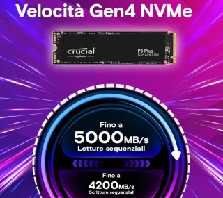 SSD Crucial P3 Plus PCIe 4.0 NVMe 1TB