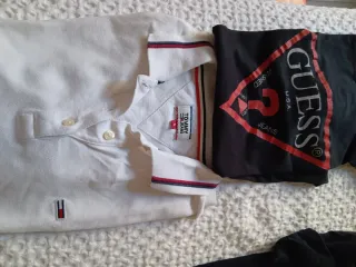 Conjunto Camisetas Guess y Tommy Jeans Talla S