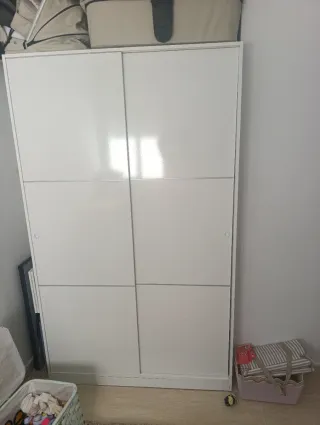 Armario blanco puertas correderas