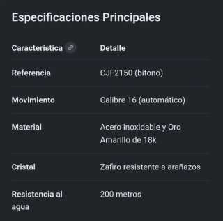 TAG Heuer Link Acero y Oro automático 42mm