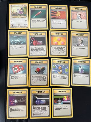 Colección Cartas Pokémon Base Set Inglés Vintage