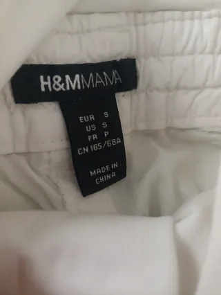 Pantalón premamá blanco