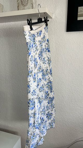 Falda larga floral verano