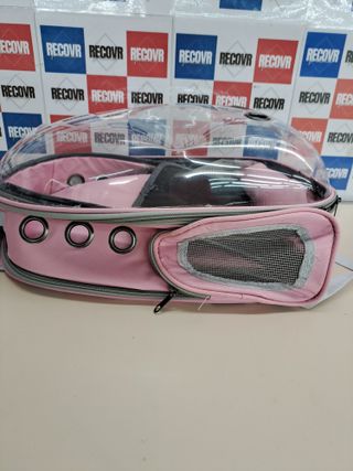 Mochila transportín gatos transparente ventilada – Petcute