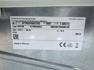 Secadora Bosch 8kg Condensación A++ - Envío a casa