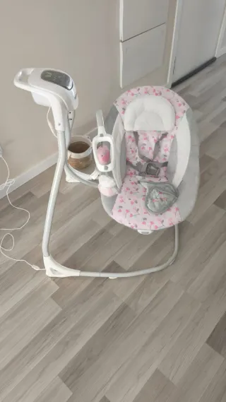 Hamaca columpio bebé casi nueva