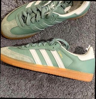 Adidas Samba Talla 39 Verde/Blanco