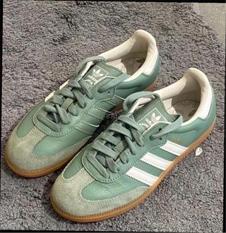 Adidas Samba Talla 39 Verde/Blanco