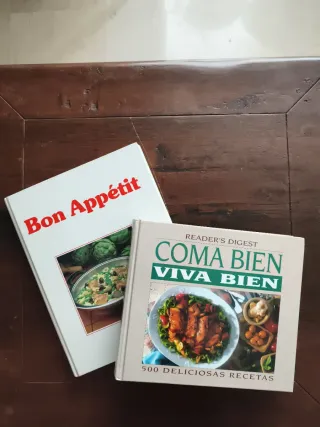 2 libros Cocina Coma Bien,Readers Digest