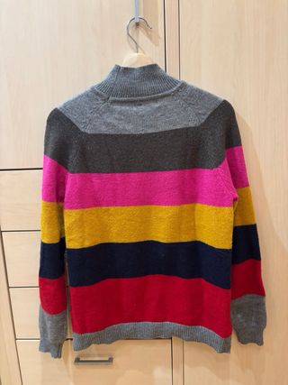 Jersey de rayas multicolor