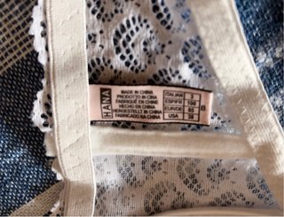 Reggiseno bianco in pizzo pizzo