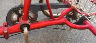 Triciclo Rojo Monty con Cesta