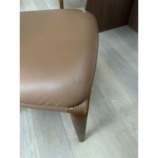 Silla polipiel marrón Angel Cerdá