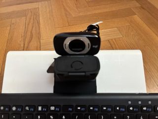 Teclado Inalámbrico Negro  Camara logitech c 920
