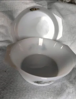 Sopera vajilla Arcopal  flor de Margaritas Blanca