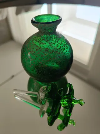 Boccetta profumo Murano vetro colorato